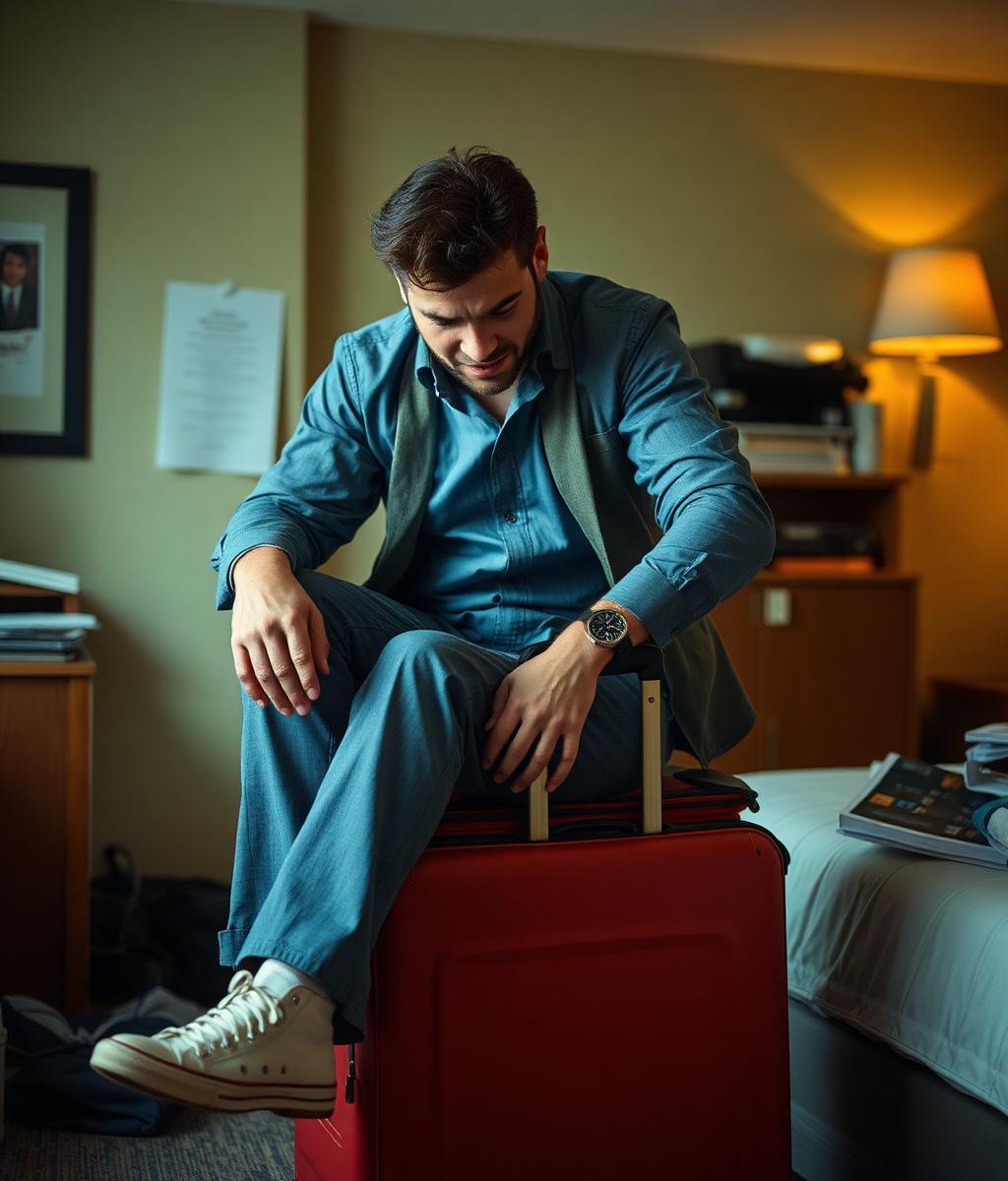 Overvolle koffer zonder PackPro